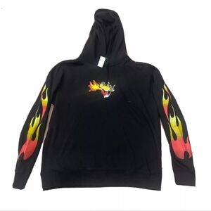 ʕ·ᴥ·ʔ CHEETOS AEROPOSTALE 87 Chester Cheetah Flaming Hot Hoodie Sweater Medium